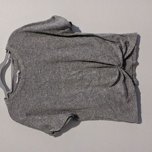 Lush women's size small gray short sleeve shirt